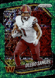 2025 Deebo Samuel Panini Prizm GREEN DISCO 10/10 Washington Commanders #133