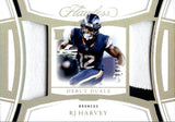 2025 RJ Harvey Panini Flawless HOLO GOLD ROOKIE DUAL PATCH 14/15 RELIC RC #DD-RHY Denver Broncos