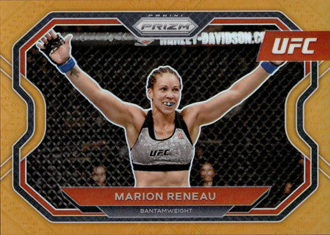 2021 Marion Reneau Panini Prizm UFC ORANGE 03/99 #133 Bantamweight