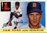 1955 Tom Hurd Topps ROOKIE RC #116 Boston Red Sox BV $15