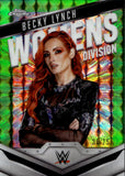 2025 Becky Lynch Topps Chrome WWE WOMEN'S DIVISION GREEN GEOMETRIC REFRACTOR 36/75 #WD-BEC Monday Night Raw