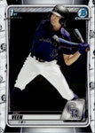 2020 Zac Veen Bowman Chrome Draft 1ST BOWMAN #BD-107 Colorado Rockies 1