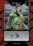 2023 The Miz Panini Select WWE RED SIGNATURE SELECTIONS AUTO AUTOGRAPH RC #SL-TMZ Monday Night Raw