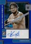 2023 Karrion Kross Panini Chronicles DONRUSS OPTIC SIGNATURE SERIES BLUE AUTO 11/49 AUTOGRAPH #DO-KRS Friday Night Smackdown