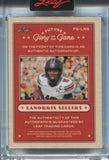 2025 Lanorris Sellers Leaf Glory of the Game RAINBOW FOIL AUTO 13/25 AUTOGRAPH #FG-LNS South Carolina Gamecocks