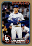 2024 Yoshinobu Yamamoto Topps Update Series GOLD BORDER ROOKIE 0238/2024 RC #US149 Los Angeles Dodgers