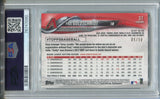 2018 Paul Goldschmidt Topps Chrome GOLD WAVE REFRACTOR 05/50 PSA 9 #37 Arizona Diamondbacks 7090