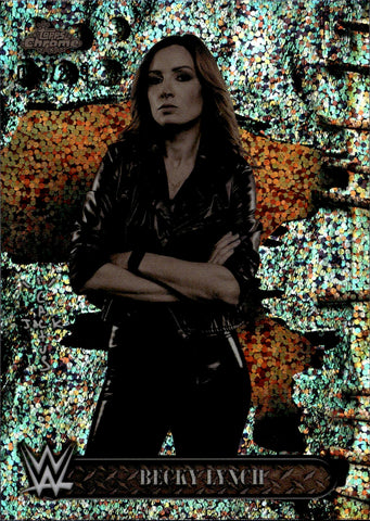 2025 Becky Lynch Topps Chrome x Cactus Jack SPECKLE REFRACTOR 056/299 #59 Monday Night Raw