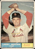 1961 Larry Jackson Topps HIGH NUMBER #535 St. Louis Cardinals