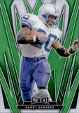 2024 Barry Sanders Leaf National Convention Metal GREEN 3/8 #LMB-4 Detroit Lions HOF