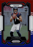 2023 C.J. Stroud Panini Prizm RED WHITE AND BLUE ROOKIE RC #339 Houston Texans