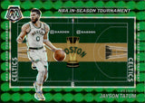 2023-24 Jayson Tatum Panini Mosaic IN SEASON TOURNAMENT GREEN #21 Boston Celtics
