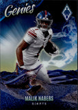 2025 Malik Nabers Panini Phoenix GENIES SP #6 New York Giants