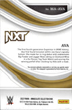 2023 Ava Panini Immaculte WWE ROOKIE SHIRT AUTO 34/99 AUTOGRAPH RELIC RC #MA-AVA NXT
