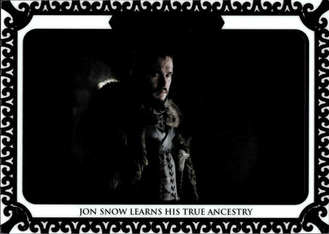 2021 Jon Snow Learns His True Ancestry Rittenhouse Game of Thrones The Iron Anniversary Series 1 WHITE 22/50 #155