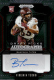 2025 Bhayshul Tuten Panini Prizm Draft Picks ROOKIE DRAFT PICKS AUTO AUTOGRAPH RC #DPA-BTN Jacksonville Jaguars