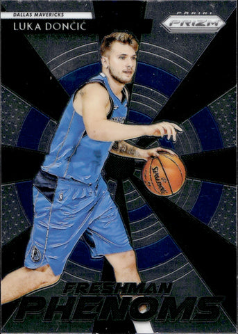 2018-19 Luka Doncic Panini Prizm FRESHMAN PHENOMS ROOKIE RC #23 Dallas Mavericks