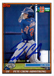 2021 Pete Crow-Armstrong Topps Pro Debut PROSPECT AUTO BECKETT AUTHENTIC Chicago Cubs #PD-167