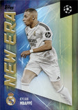 2025-26 Kylian MBappe Topps UEFA Champions League #NE-19 09/50 GOLD FOIL NEW ERA REAL MADRID
