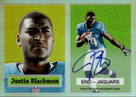2012 Justin Blackmon Topps Chrome 1957 REFRACTOR AUTO Jacksonville Jaguars #10