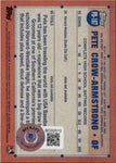 2021 Pete Crow-Armstrong Topps Pro Debut PROSPECT AUTO BECKETT AUTHENTIC Chicago Cubs #PD-167