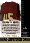 2024 Donovan Mitchell Leaf In the Game Used GAME USED MEMORABILIA JERSEY 55/60 Cleveland Cavaliers #GUM-12