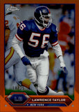 2023 Lawrence Taylor Topps Composite Chrome ORANGE REFRACTOR 8/25 New York Giants #43
