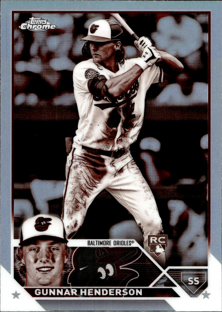 2023 Gunnar Henderson Topps Chrome SEPIA REFRACTOR ROOKIE RC #2 Baltim