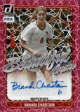 2024-25 Brandi Chastain Autograph Donruss Soccer #BG-BC THE BEAUTIFUL GAME PINK VELOCITY AUTO UNITED STATES