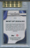 2024-25 Kon Knueppel Bowmans Best University REFRACTOR BGS 9.5 #48 DUKE CHARLOTTE HORNETS 5957