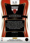 2024-25 Matas Buzelis Panini Select WHITE PRIZMS ROOKIE 75/125 Chicago Bulls #384