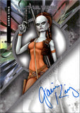 2022 Jaime King as Aurra Sing Autograph Topps Star Wars Masterwork #MWA-JK AUTO 2