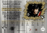 2004 Mario Lemieux Pacific Titanium Private Stock PATCH JERSEY 24/99 Pittsburgh Penguins #203