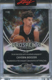 2025 Cayden Boozer Leaf Pearl RAINBOW FOIL PROSPECTS AUTO 1/2 AUTOGRAPH #P-CB3 Duke Blue Devils