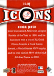 2009 Derek Jeter Upper Deck Icons RED 089/999 #IC-DJ New York Yankees HOF