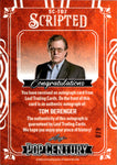 2024 Tom Berenger Leaf Pop Century PURPLE SCRIPTED AUTO 4/8 AUTOGRAPH #SC-TB2 Major League