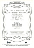 2015 Paul Scheer Topps Allen & Ginter SHIRT RELIC #FSRA-PS The League