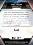 2017 Ronald Acuna Jr. Bowman Chrome BOWMAN SCOUTS UPDATES #BSU-RA Atlanta Braves