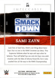 2022 Sami Zayn Panini Impeccable WWE GOLD 19/35 #35 Friday Night Smackdown