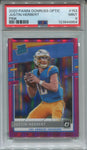 2020 Justin Herbert Donruss Optic PINK RATED ROOKIE RC PSA 9 #153 Los Angeles Chargers 4954