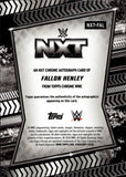 2026 Fallon Henley Topps Chrome WWE AUTO AUTOGRAPH #NXT-FAL NXT