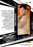 2025 Tom Erikson Panini Combat Anthology SILVER FOIL AUTO AUTOGRAPH #100 Heavyweight