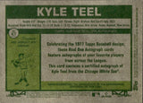 2026 Kyle Teel Topps Heritage REAL ONE ROOKIE AUTO AUTOGRAPH RC #ROA-KT Chicago White Sox