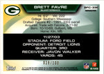 2008 Brett Favre Topps Chrome BRETT FAVRE COLLECTION WHITE REFRACTOR 028/100 #BFC-336 Green Bay Packers HOF