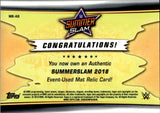 2019 Alexa Bliss Topps WWE SUMMERSLAM MAT RELIC #MR-AB Friday Night Smackdown