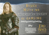 2004 Bruce Hopkins as Gamling Topps Lord of the Rings Return of the King AUTO AUTOGRAPH #NNO 2