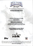 2025 Kelani Jordan Topps Exalted WWE SHIRT RELIC #ER-KJN NXT