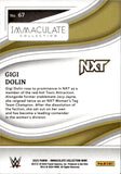 2023 Gigi Dolin Panini Immaculate WWE 35/75 #67 NXT