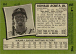 2020 Ronald Acuna Jr. Topps Heritage ACTION VARIATION #464 Atlanta Braves