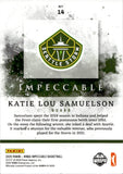 2025 Katie Lou Samuelson Panini Impeccable WNBA SILVER 17/40 #14 Seattle Storm
